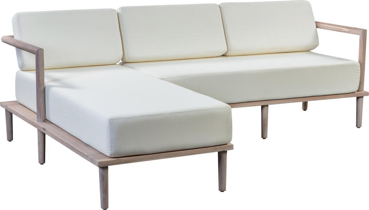 Tov Furniture Outdoor Sofas - Emerson Cream Outdoor Sectional - LAF