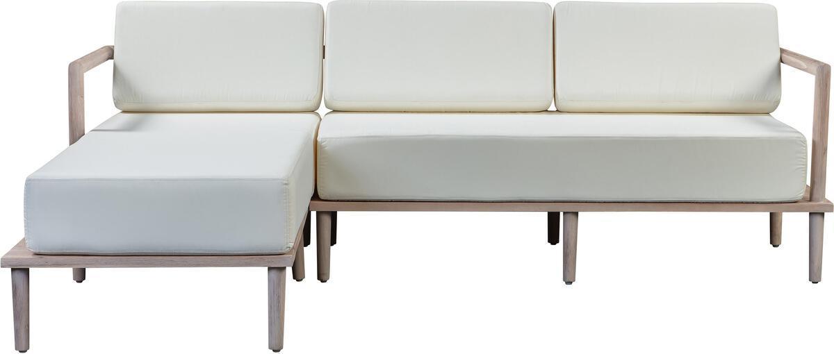 Tov Furniture Outdoor Sofas - Emerson Cream Outdoor Sectional - LAF