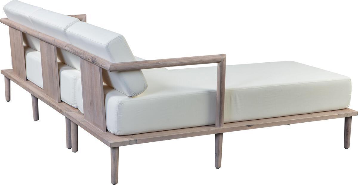 Tov Furniture Outdoor Sofas - Emerson Cream Outdoor Sectional - LAF