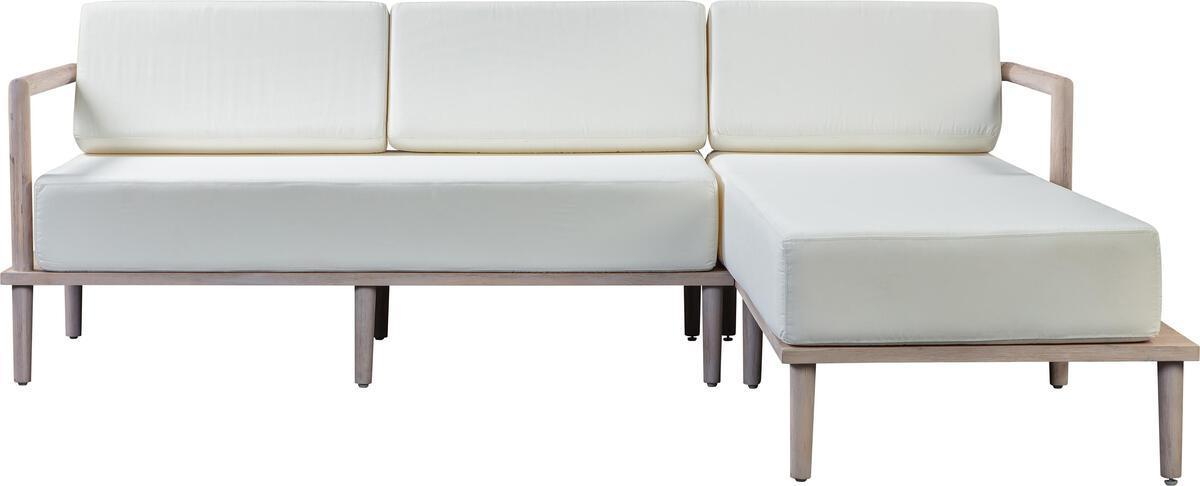 Tov Furniture Outdoor Sofas - Emerson Cream Outdoor Sectional - RAF