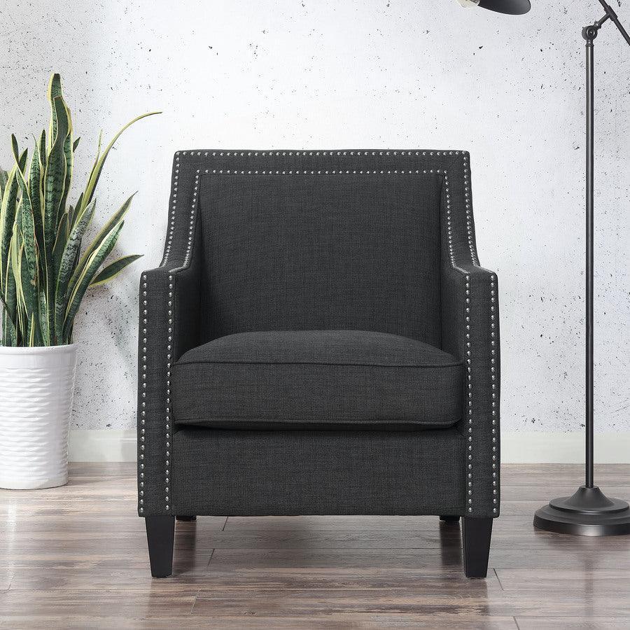 Elements Accent Chairs - Emery Chair Charcoal