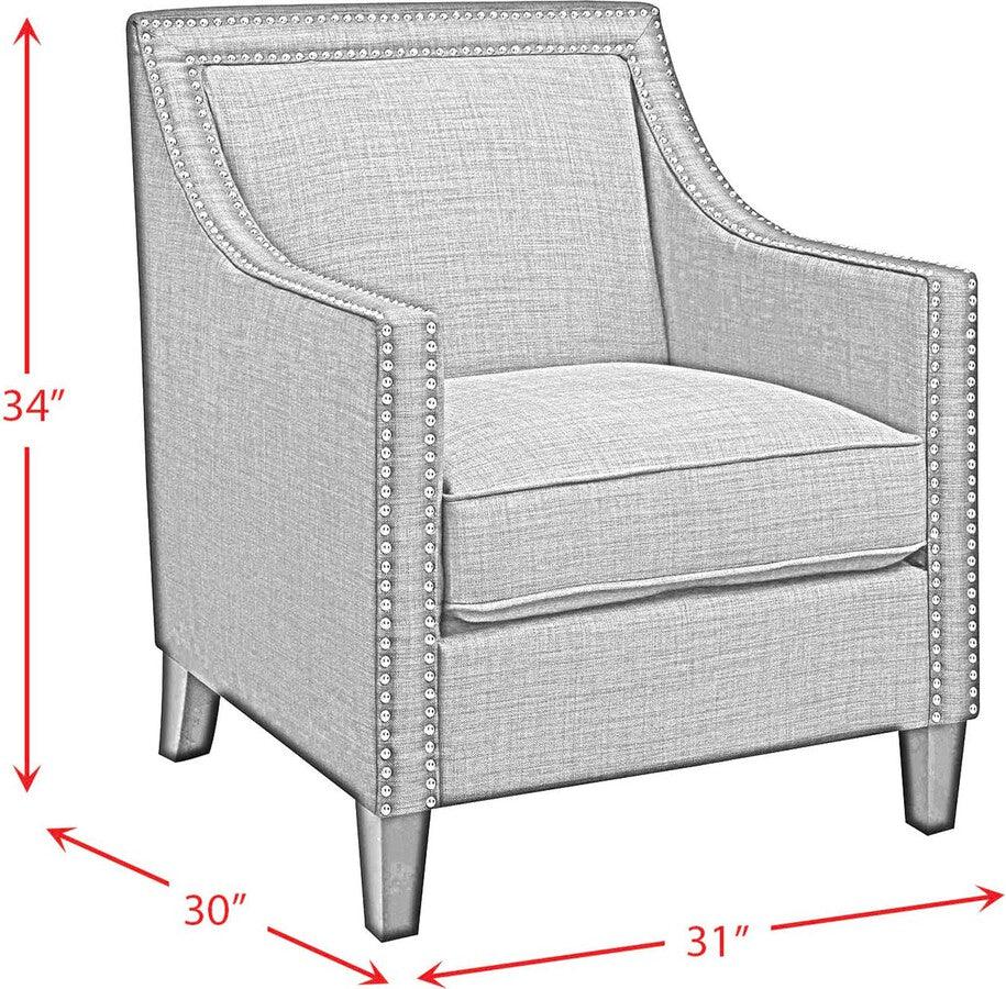 Elements Accent Chairs - Emery Chair Charcoal