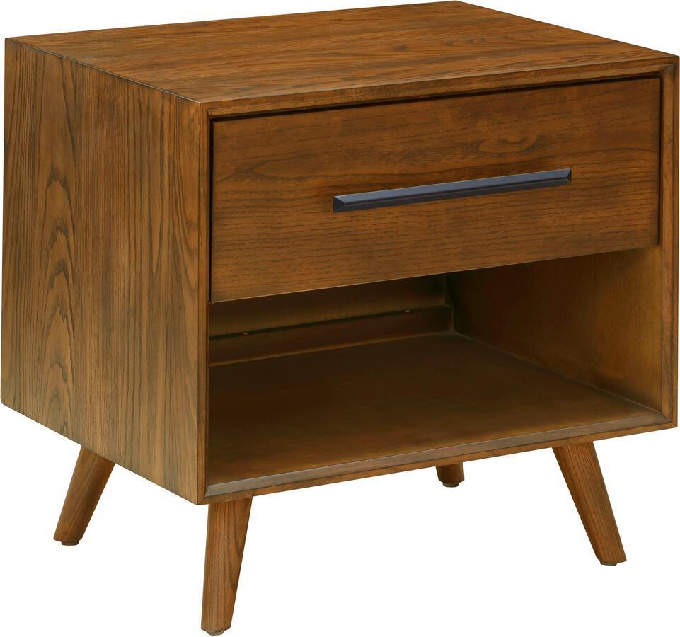 Tov Furniture Nightstands & Side Tables - Emery Pecan Nightstand