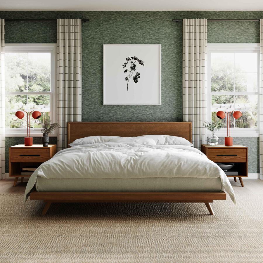 Tov Furniture Nightstands & Side Tables - Emery Pecan Nightstand
