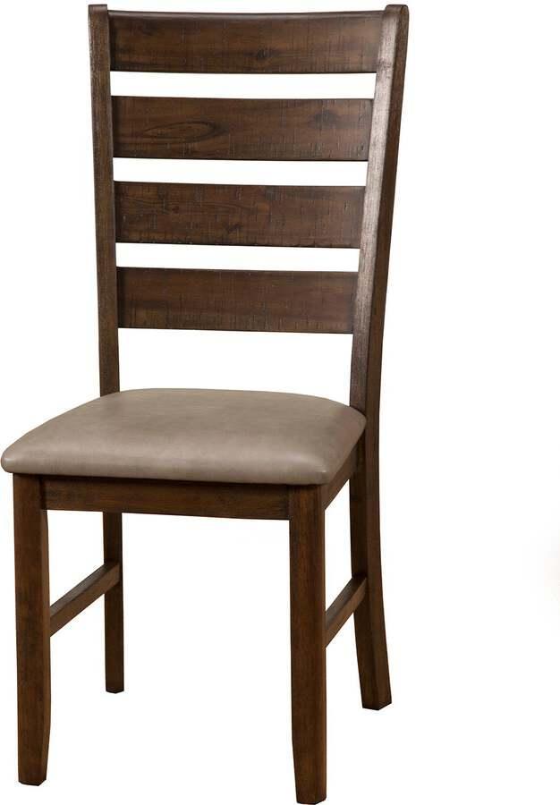 Alpine Furniture Dining Chairs - Emery Set of 2 Side Chairs Walnut