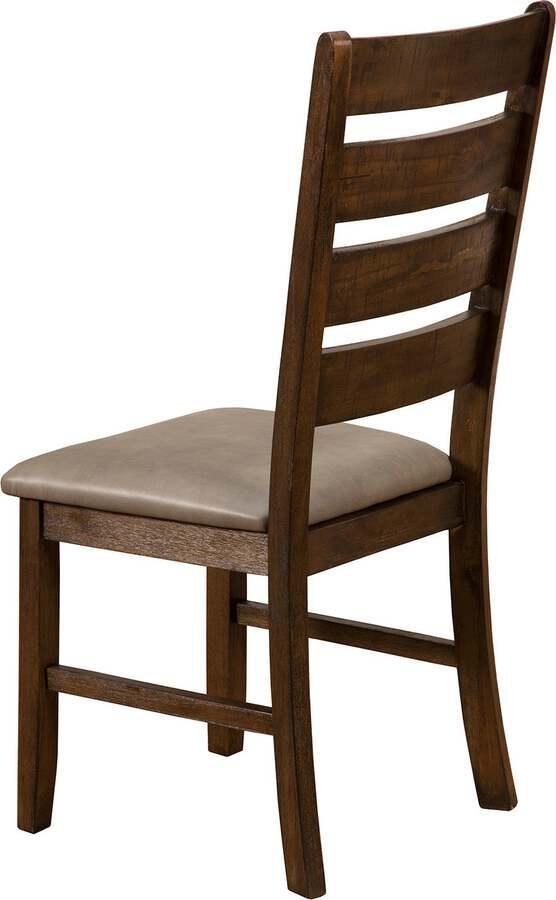 Alpine Furniture Dining Chairs - Emery Set of 2 Side Chairs Walnut