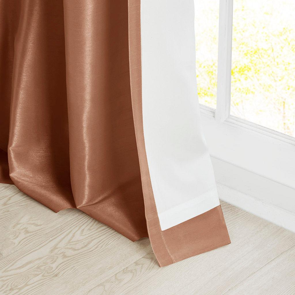 Olliix.com Curtains - Emilia 84" Twist Tab Window Curtain Collection Spice