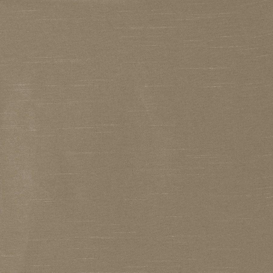 Olliix.com Curtains - Emilia Transitional Lightweight Faux Silk Valance With Beads 50"W x 26"L Pewter