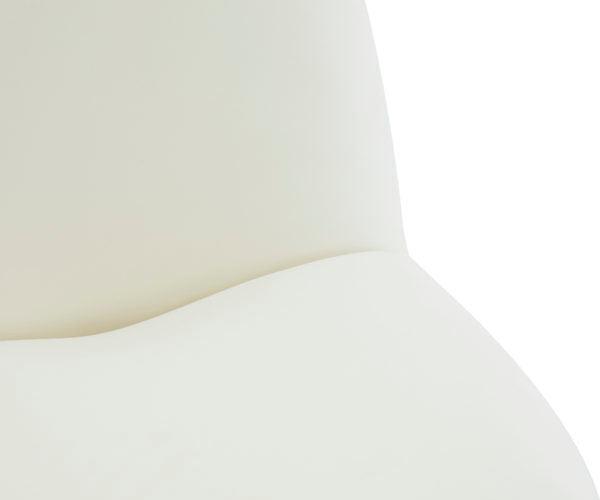 Tov Furniture Accent Chairs - Emily Cream Velvet Swivel Chair