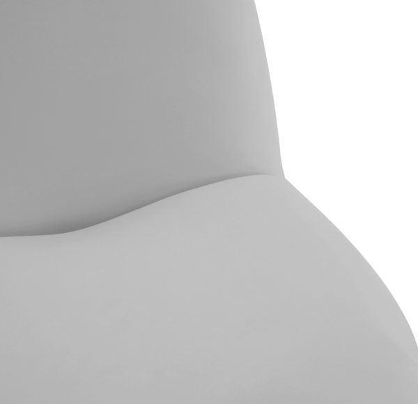 Tov Furniture Accent Chairs - Emily Grey Velvet Swivel Chair
