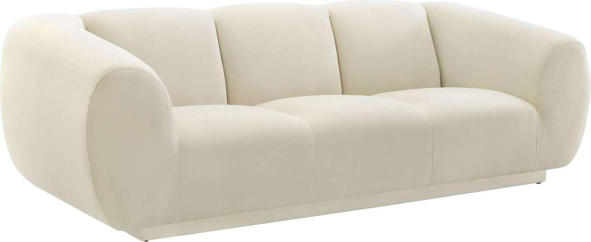 Tov Furniture Sofas & Couches - Emmet Cream Velvet Sofa