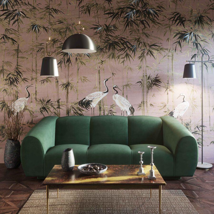 Tov Furniture Sofas & Couches - Emmet Forest Green Velvet Sofa