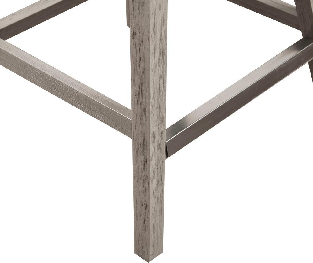 Olliix.com Barstools - Emmett 25.75" Swivel Counter Stool Charcoal