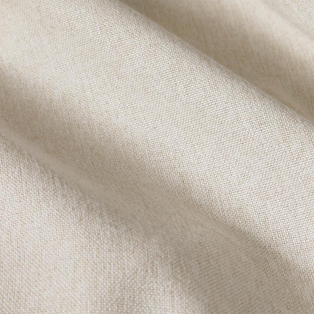 Olliix.com Curtains - Englewood 63" Solid Piece Dyed Grommet Top Window Panel Natural