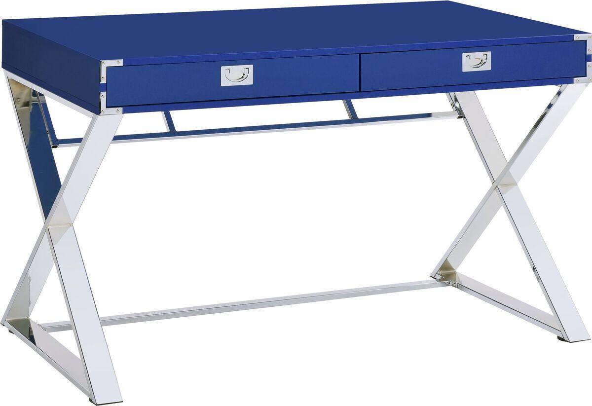 Elements Desks - Estelle Desk in Glossy Blue