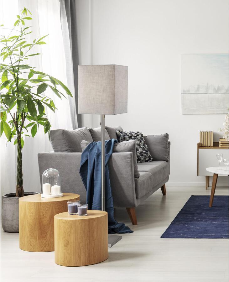 Adesso Floor Lamps - Estelle Floor Lamp- Steel