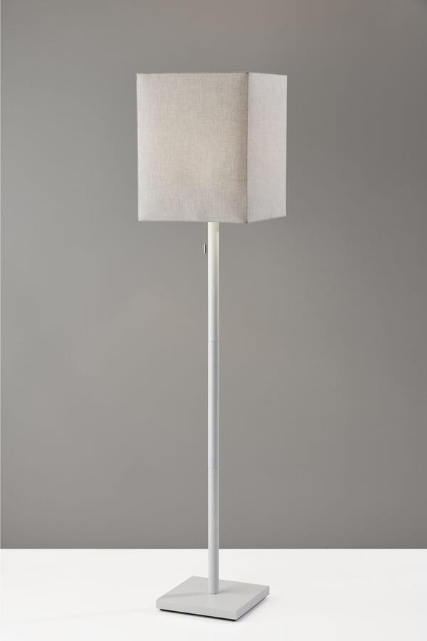 Adesso Floor Lamps - Estelle Floor Lamp- White