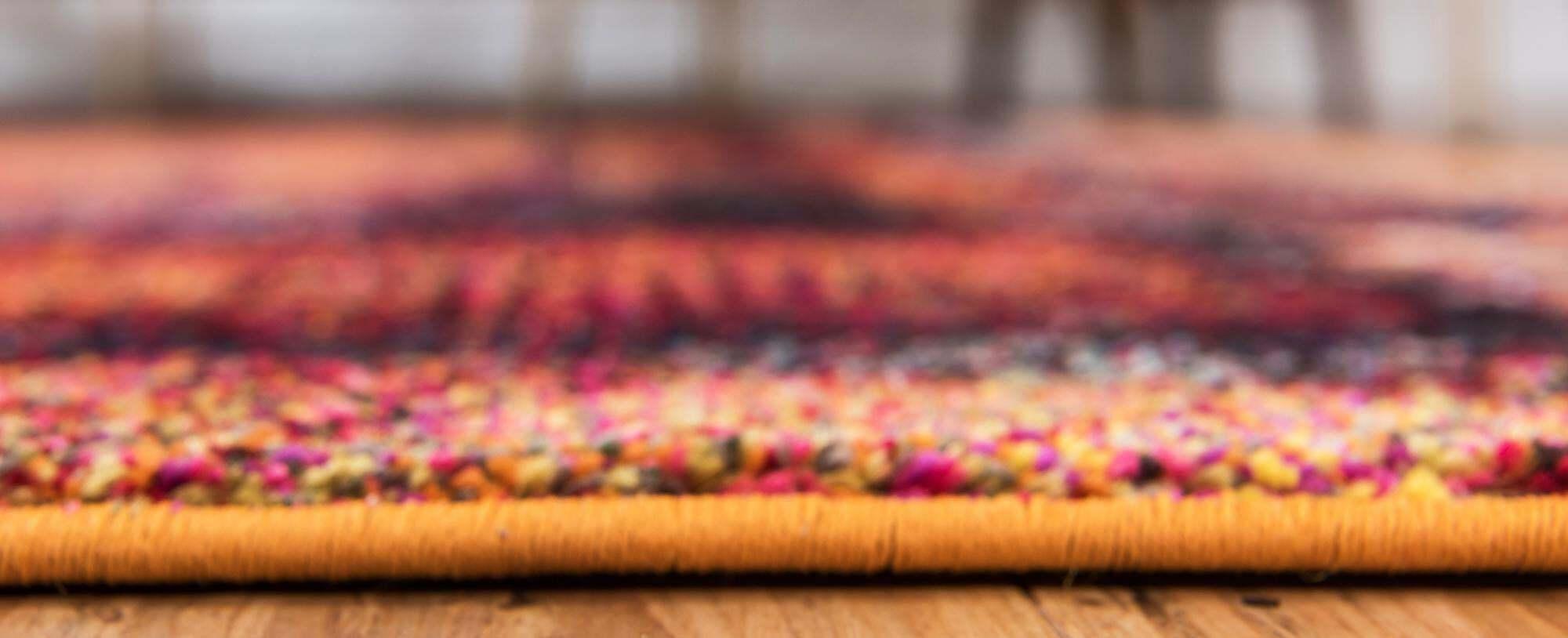 Unique Loom Indoor Rugs - Estrella 5' x 8' Rectangle Rug Orange