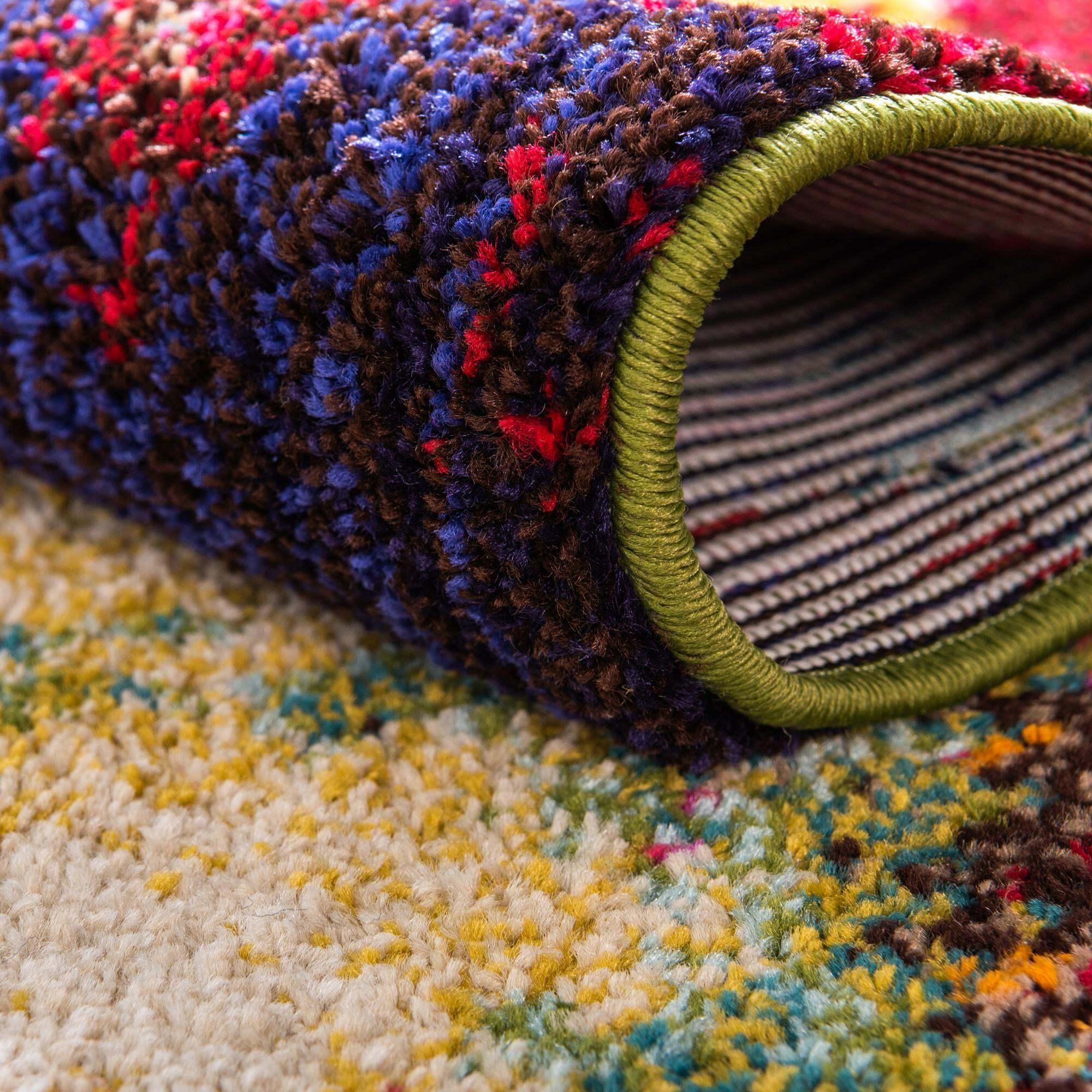 Unique Loom Indoor Rugs - Estrella 7' x 10' Rectangle Rug Multicolor