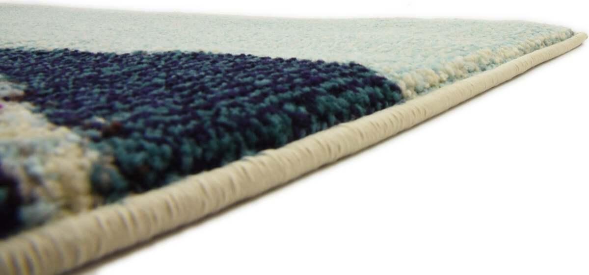 Unique Loom Indoor Rugs - Estrella Abstract Palace Pink & Ivory