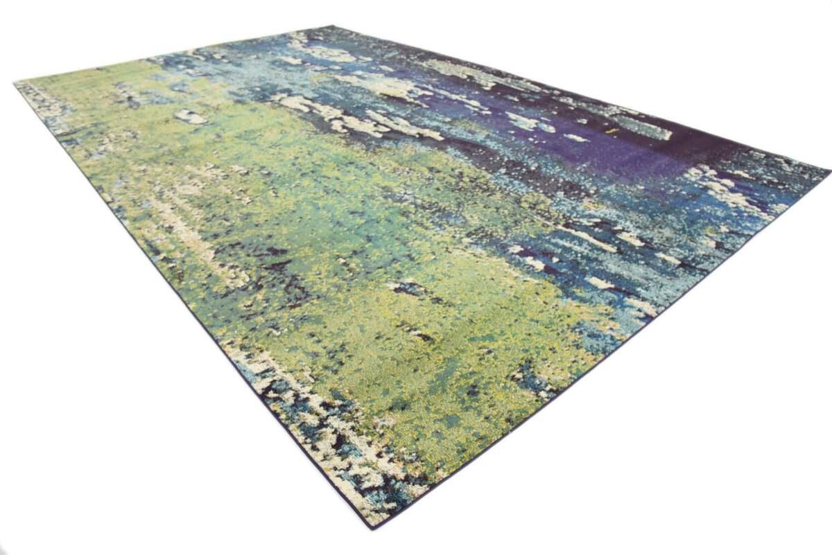 Unique Loom Indoor Rugs - Estrella Coastal Palace Rectangular Rug Navy Blue