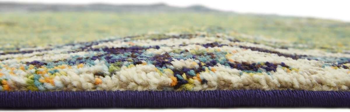 Unique Loom Indoor Rugs - Estrella Coastal Palace Rectangular Rug Navy Blue