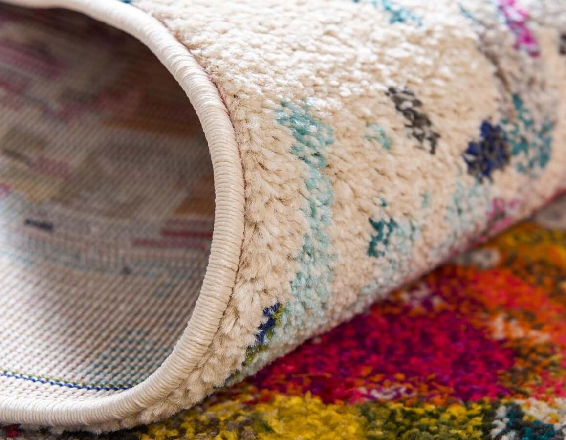 Unique Loom Indoor Rugs - Estrella Contemporary Palace Rectangular Rug Multi