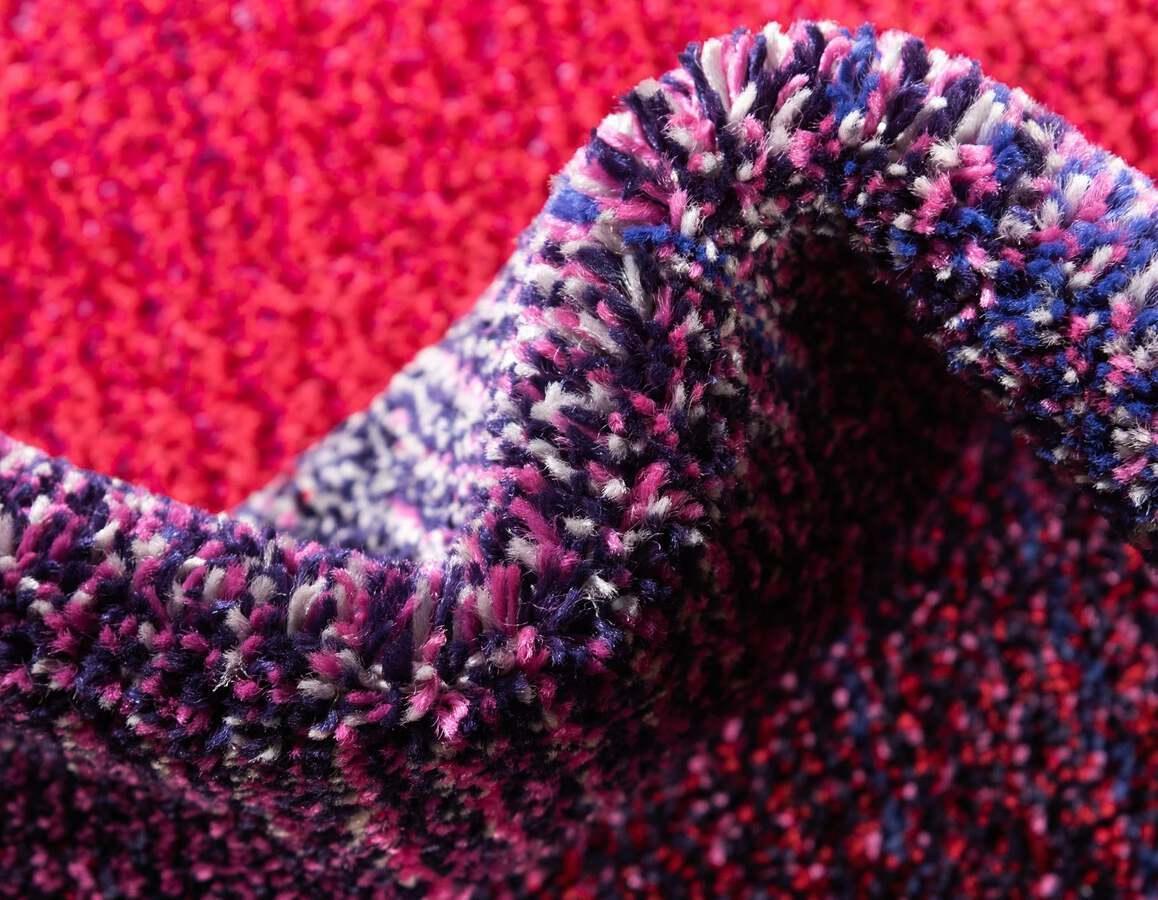 Unique Loom Indoor Rugs - Estrella Gradient Palace Pink & Gold