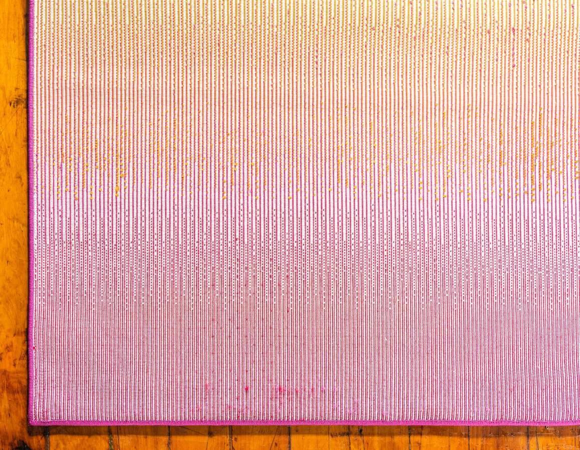 Unique Loom Indoor Rugs - Estrella Gradient Palace Pink & Gold