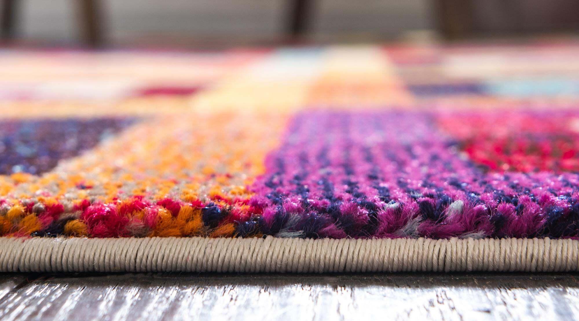 Unique Loom Indoor Rugs - Estrella Rectangular 8x11 Rug Multi & Beige