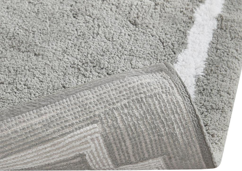 Olliix.com Bath Rugs - Evan 24x72" Bath Rug Grey