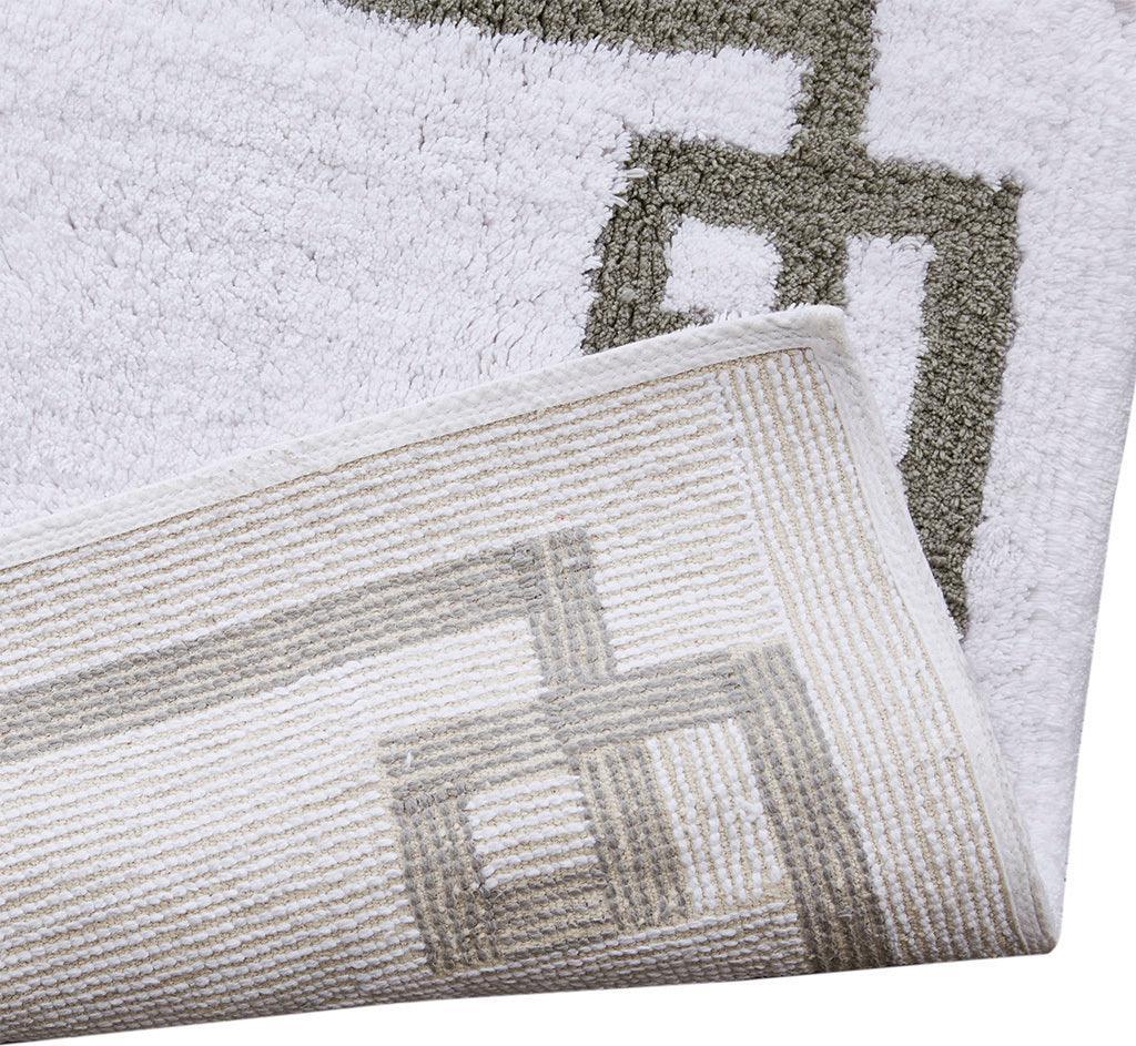 Olliix.com Bath Rugs - Evan 24x72" Bath Rug White