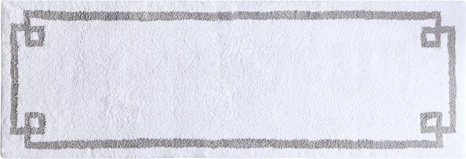 Olliix.com Bath Rugs - Evan 24x72" Bath Rug White