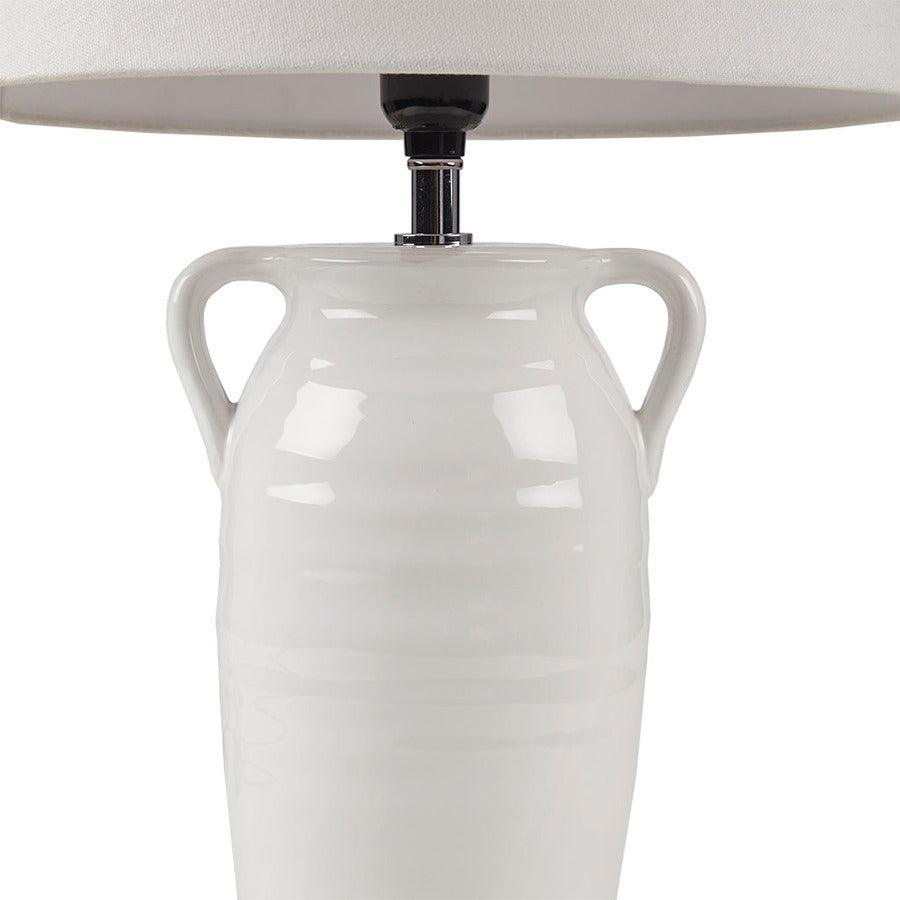 Olliix.com Table Lamps - Everly Ceramic Table Lamp White