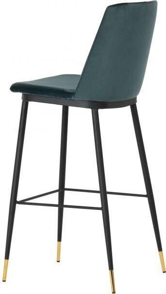 Tov Furniture Barstools - Evora Green Velvet Counter Stool (Set of 2)