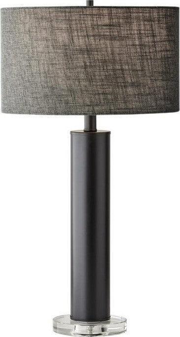 Adesso Table Lamps - Ezra Table Lamp Black & Dark Gray