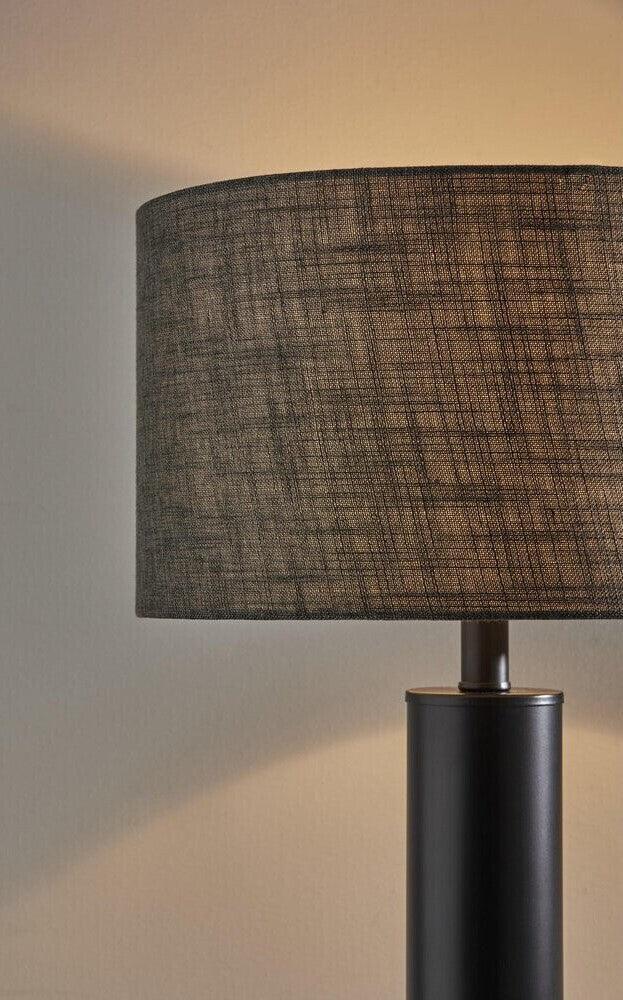 Adesso Table Lamps - Ezra Table Lamp Black & Dark Gray