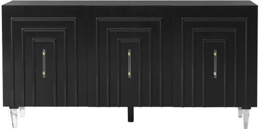 Tov Furniture Buffets & Sideboards - Famke Black Lacquer Buffet