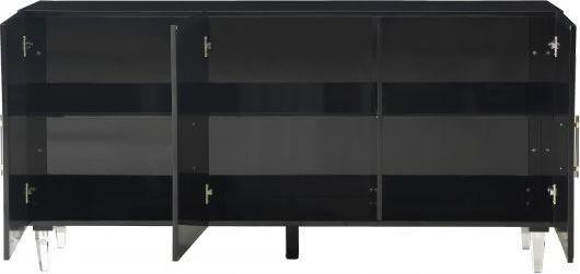 Tov Furniture Buffets & Sideboards - Famke Black Lacquer Buffet