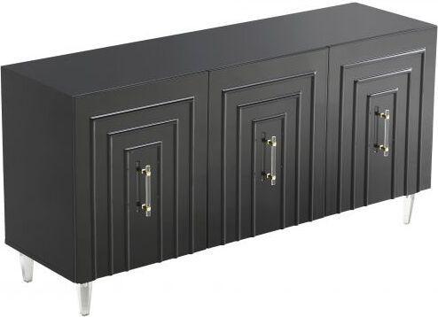 Tov Furniture Buffets & Sideboards - Famke Black Lacquer Buffet