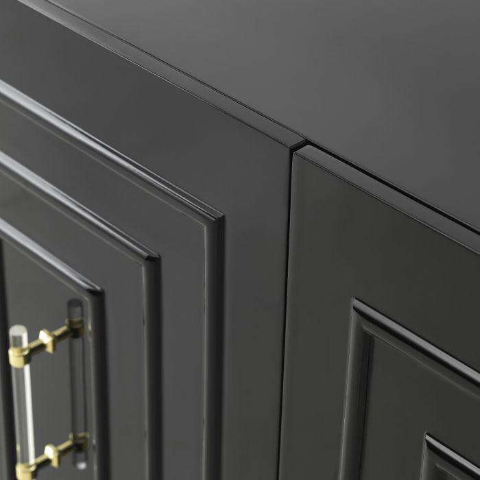 Tov Furniture Buffets & Sideboards - Famke Black Lacquer Buffet