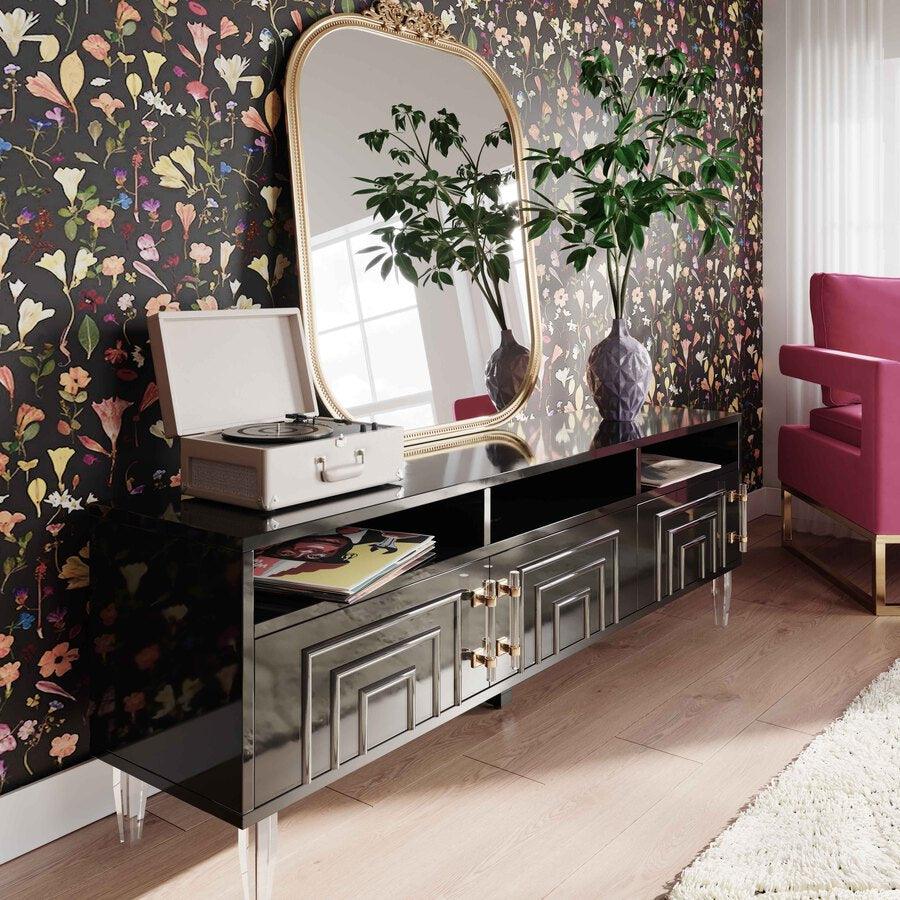 Tov Furniture TV & Media Units - Famke Black Media Console