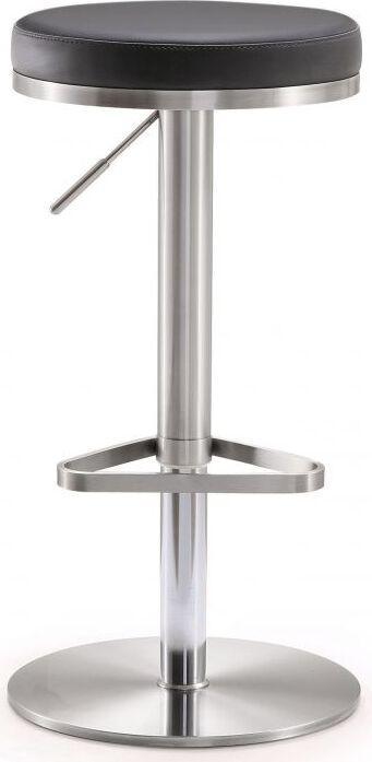 Tov Furniture Barstools - Fano Black Stainless Steel Adjustable Barstool