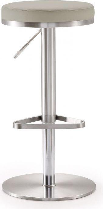 Tov Furniture Barstools - Fano Light Gray Stainless Steel Barstool