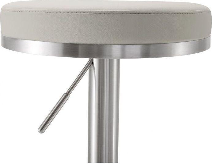 Tov Furniture Barstools - Fano Light Gray Stainless Steel Barstool