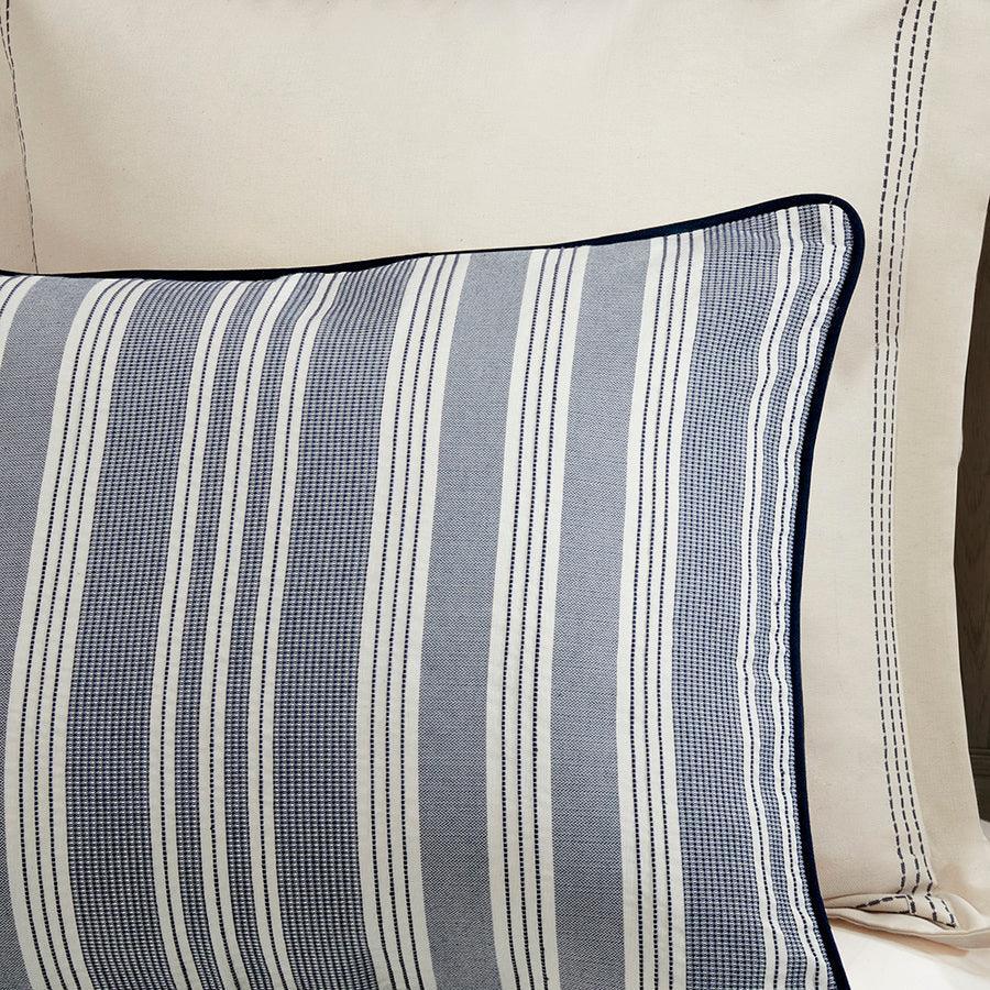 Olliix.com Comforters & Blankets - Farmhouse Coastal Comforter Set Blue King