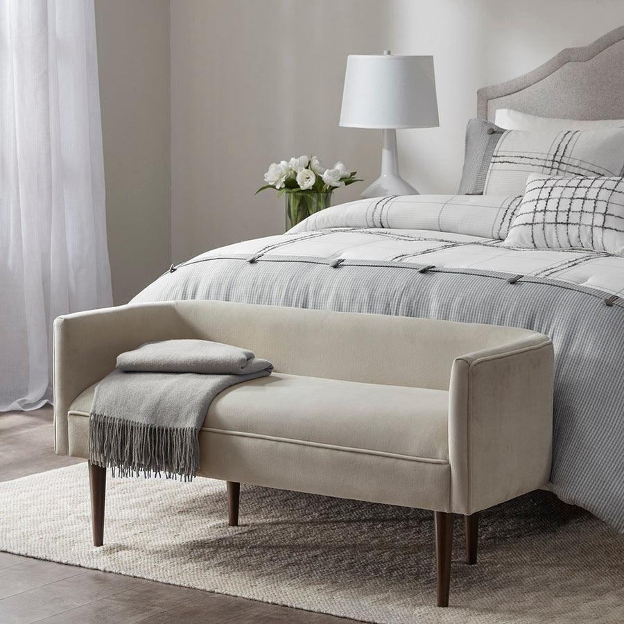 Olliix.com Benches - Farrah Accent Bench Cream