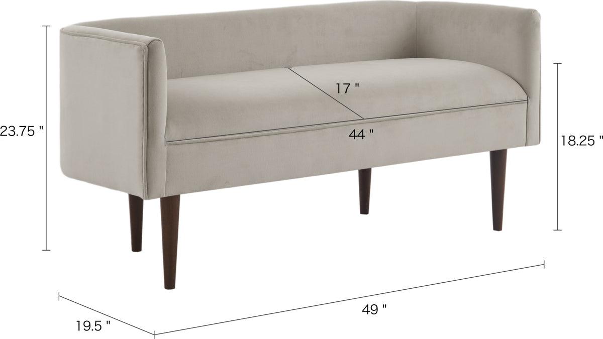 Olliix.com Benches - Farrah Accent Bench Cream