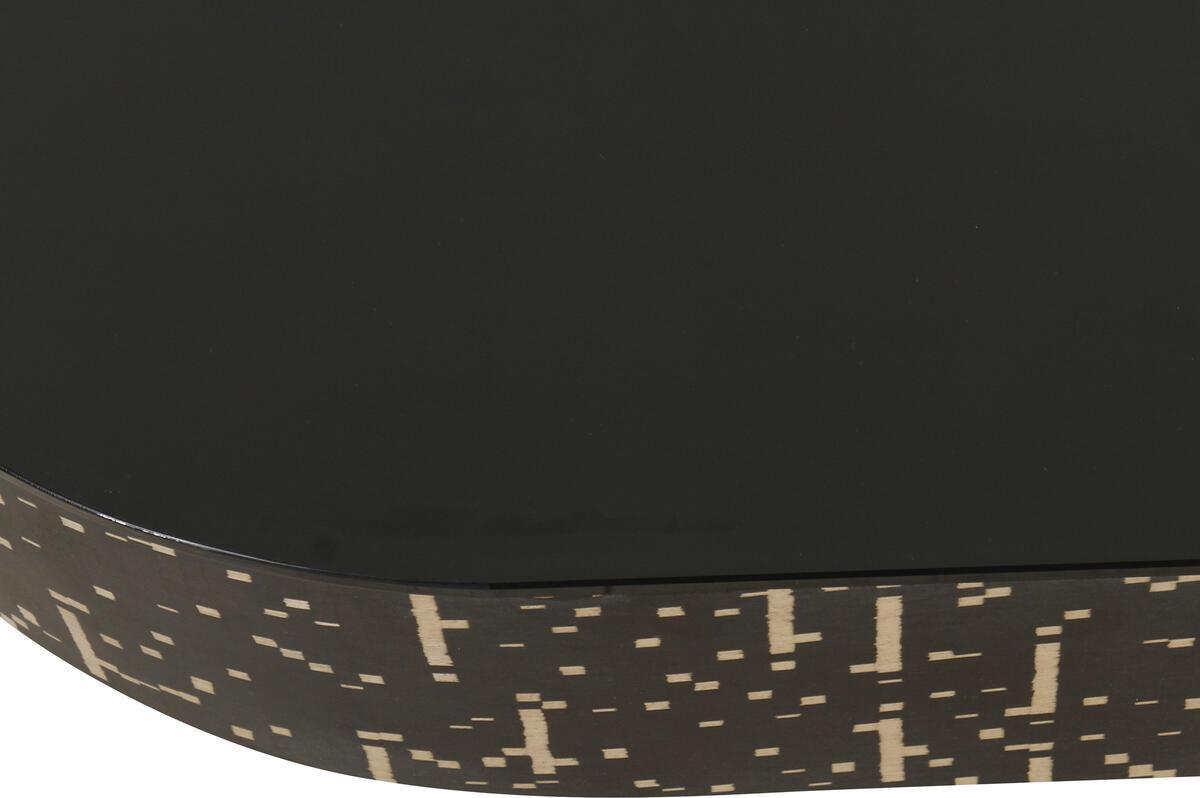 Tov Furniture Coffee Tables - Faye Black Glass Coffee Table