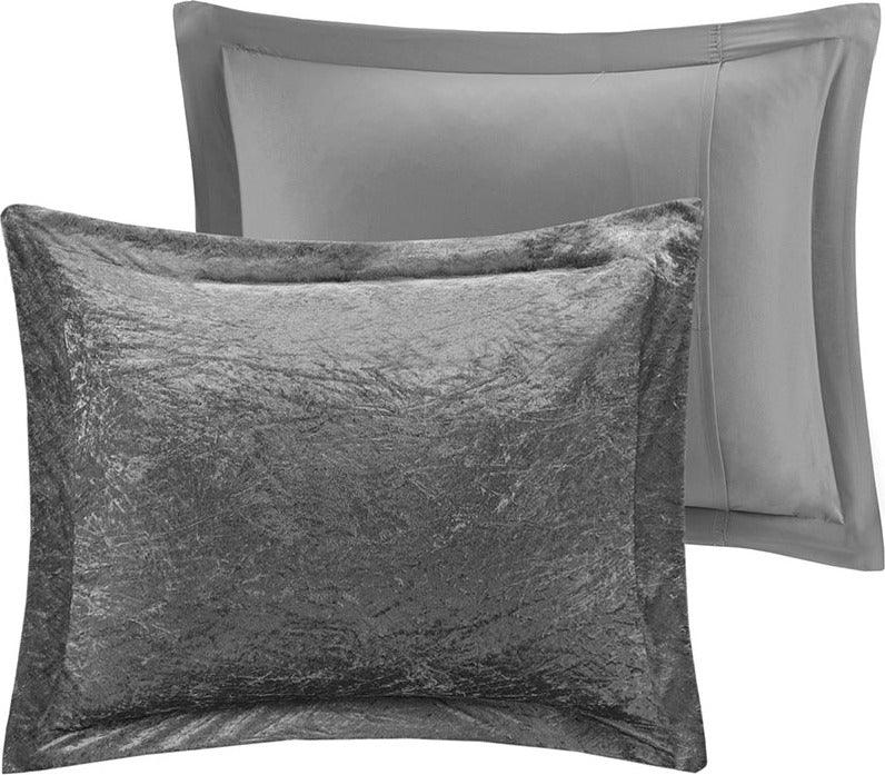 Olliix.com Comforters & Blankets - Felicia Full/Queen Comforter (Set) Gray